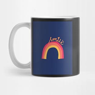 Smile Rainbow Inspirational Quote Mug